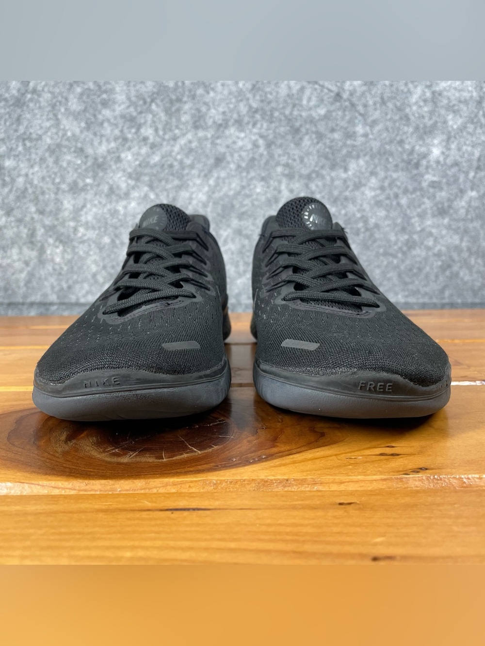 Nike Free RN 2018 Men's Size 9 Triple Black Running Shoes Sneakers 942836-002 - Picture 5 of 16
